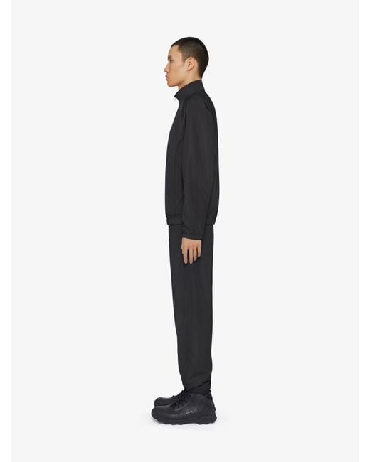 Givenchy Black Tracksuit Jacket With 4G Detail for men