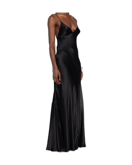 Alberta Ferretti Black Cami Dress
