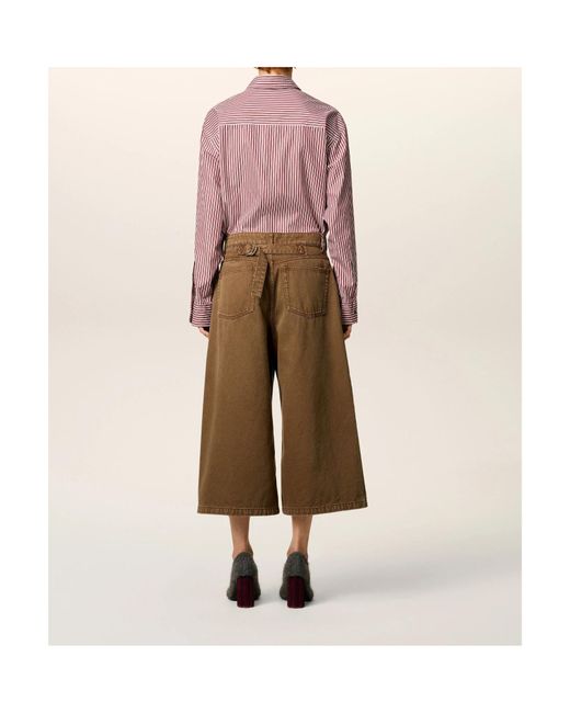 AMI Brown Bermuda Long