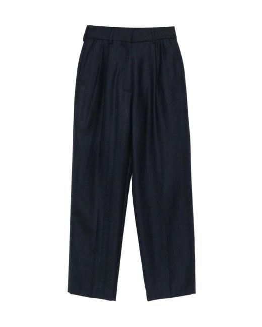 Blazé Milano Blue Casual Trousers With Belt Loops
