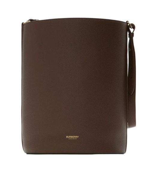 Burberry Brown Medium Bucket Shoulder Bag