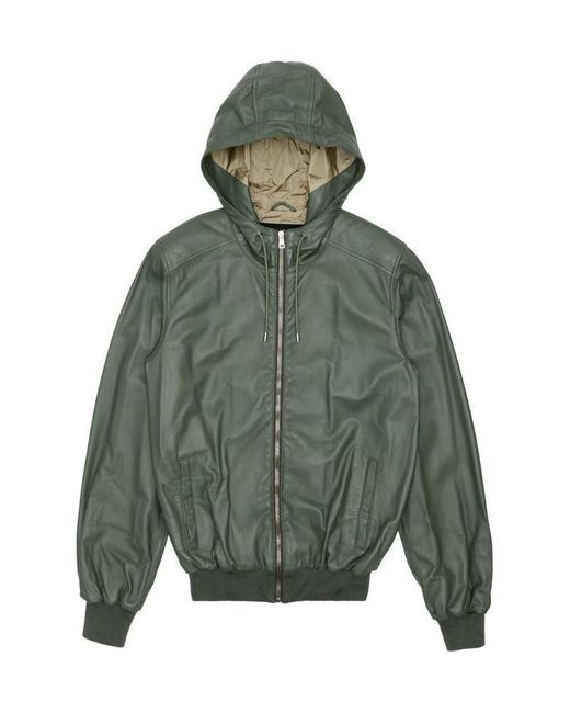 Gucci Green Hooded Casual Jacket for men