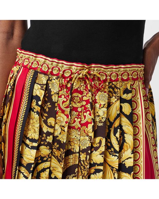 Versace Metallic Mini Skirts