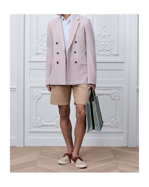 Dior Purple Iviera Double-Breasted Jacket for men