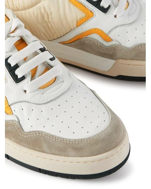 Rhude White Racing Low-Top Sneakers for men