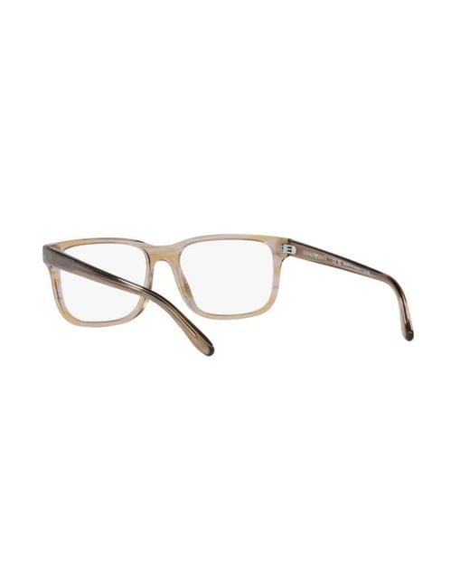Emporio Armani White Rectangular Flat Mirror for men