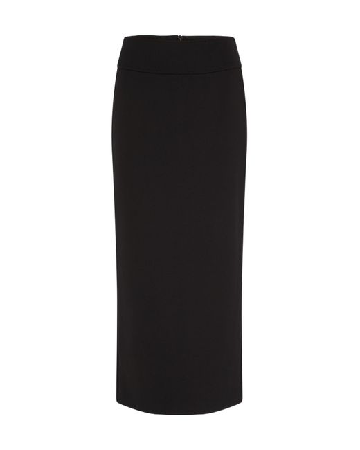 Max Mara Black Zippered Skirt