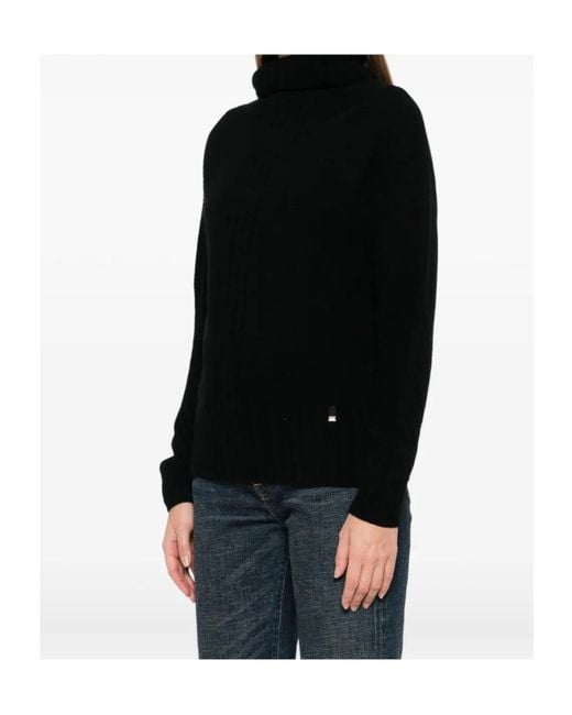 Herno Black Wool Jumper