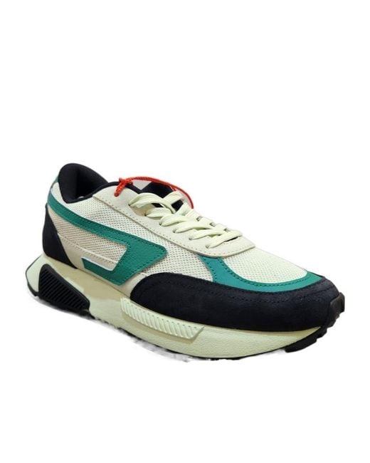 DIESEL Green Laced Sneakers
