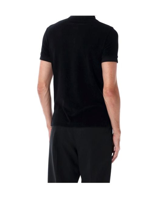 Tom Ford Blue Short Sleeved Towelling Polo Shirt for men