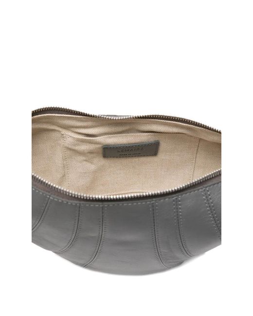 Lemaire Gray Small Croissant Bag for men