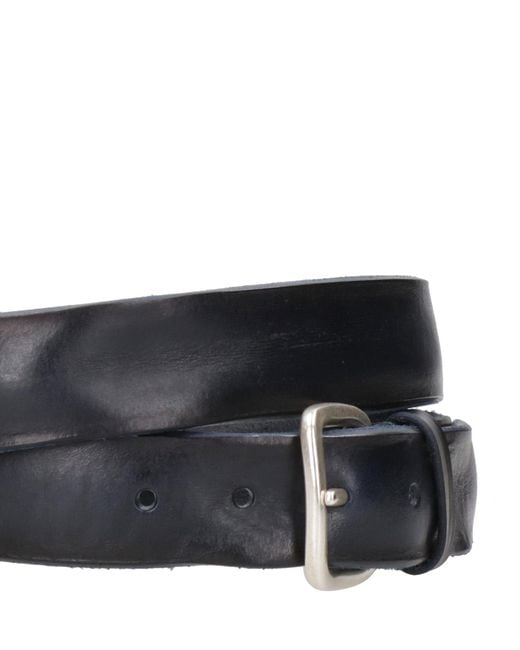 Orciani White Geometric Buckle Belt for men