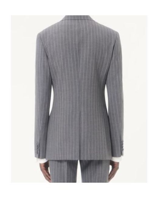 Valentino Gray Single-Breasted Jacket for men