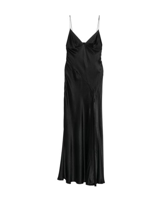 Alberta Ferretti Black Cami Dress