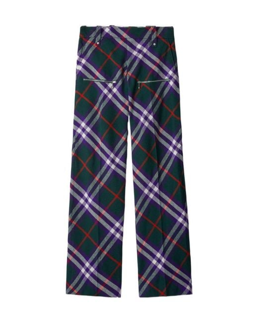 Burberry Blue Vine Pants For Fw23 for men