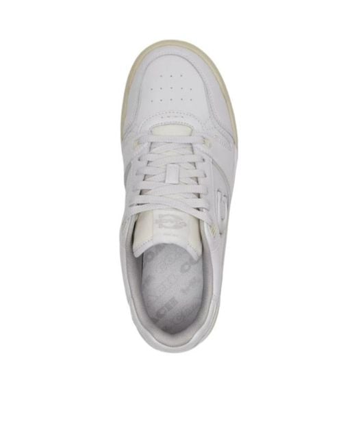COACH White Logo-Patch Sneakers