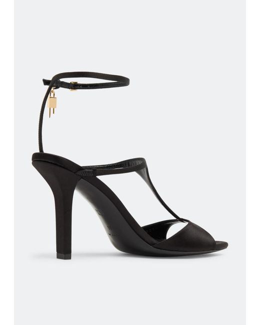 Givenchy Black G Lock Heeled Sandals