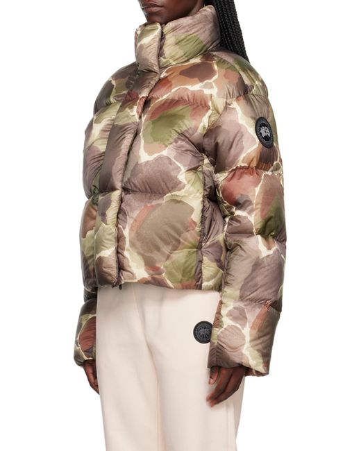 Canada Goose Brown Cypress Cropped Puffer Jacket
