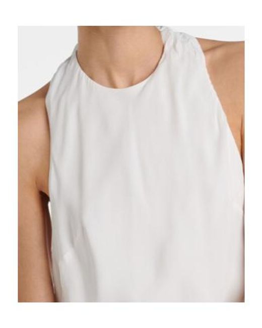 Simone Rocha White Bow-Detail Open-Back Gown