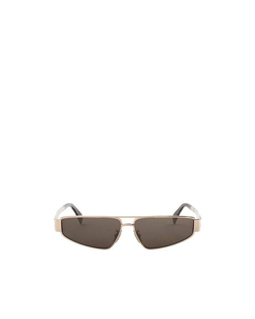 Céline White Logo Sunglasses