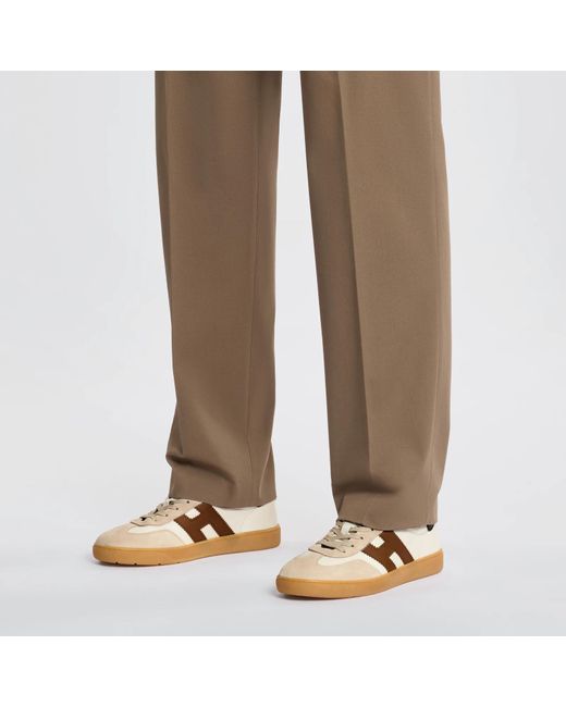 Hogan Multicolor Low-Top Sneakers With Suede And Smooth Texture for men
