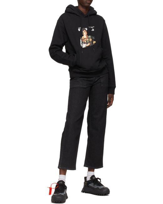 Off-White c/o Virgil Abloh Black Caravaggio Boy Hoodie for men