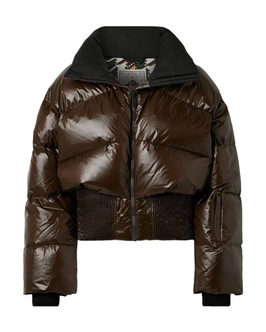 Perfect Moment Black Auretta Quilted Down Ski Jacket