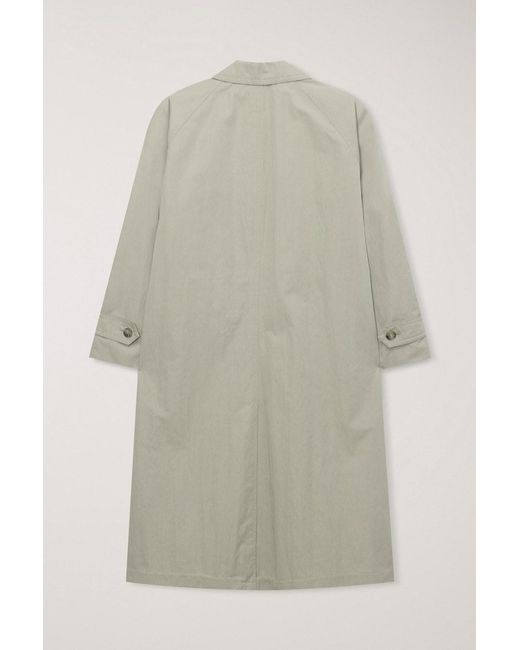 DUNST Gray Button Coat for men