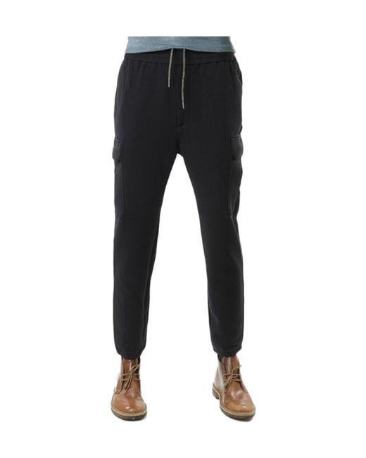 Emporio Armani Black Slimming Overalls And Casual Pants for men