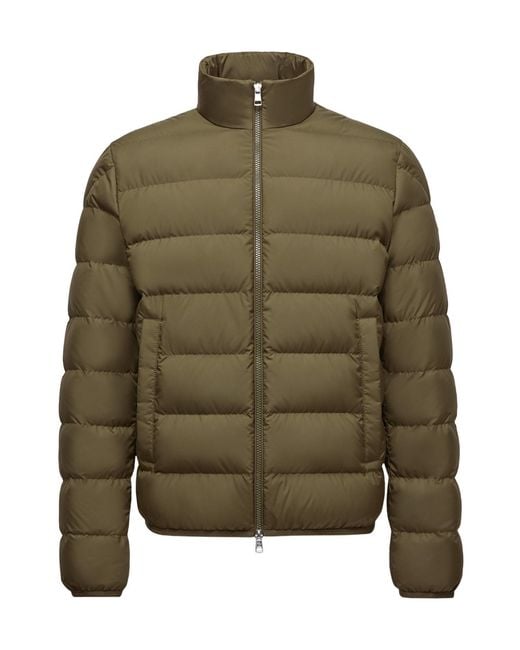 Moncler Green Baudinet Zip-Up Short Padded Jacket for men