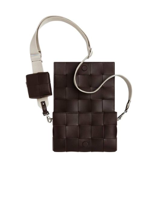 Bottega Veneta Brown Cassette With Versatile Strap for men