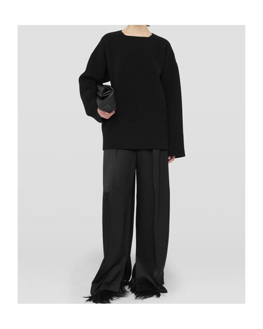 Jil Sander Black Crew-Neck Jumper