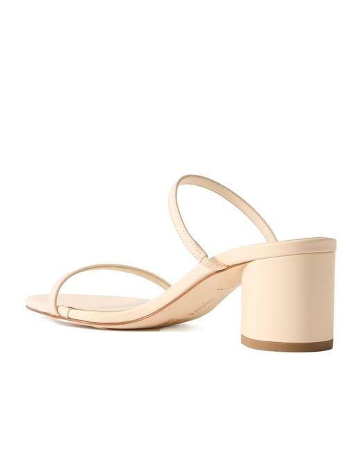 Aeyde Natural Annika Leather Mules