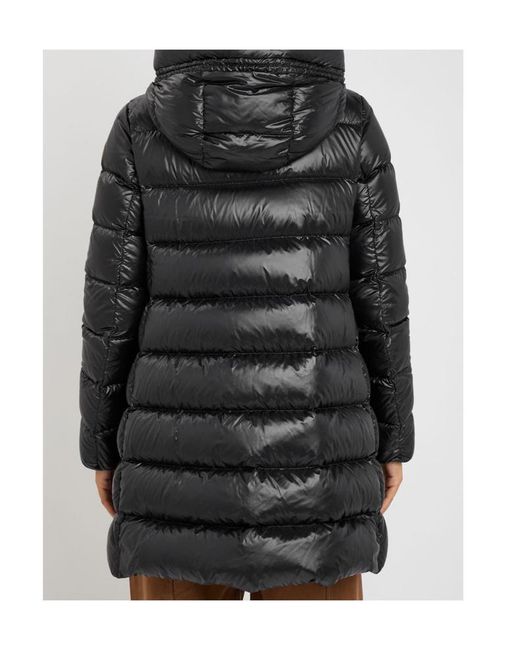 Moncler Black Suyenne Hooded Quilted Shell Parka