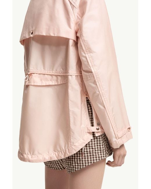 Moncler Pink Reghena Drawstring-Waisted Jacket