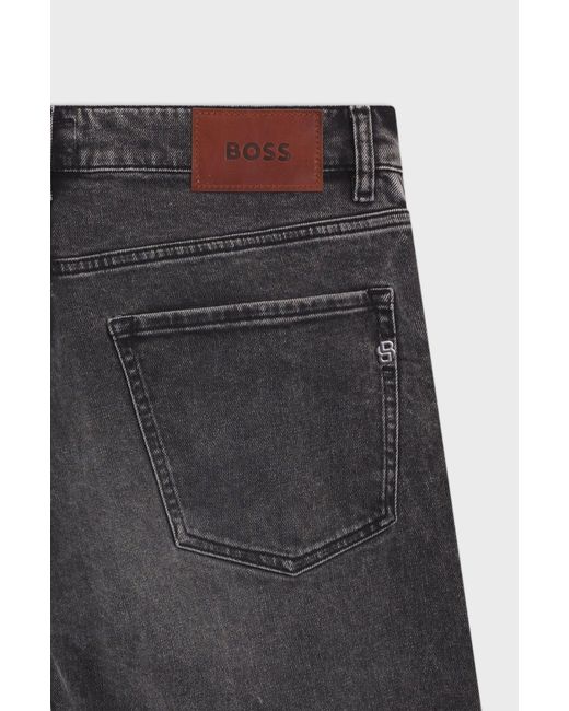 Boss Gray Belt Loop Jeans for men