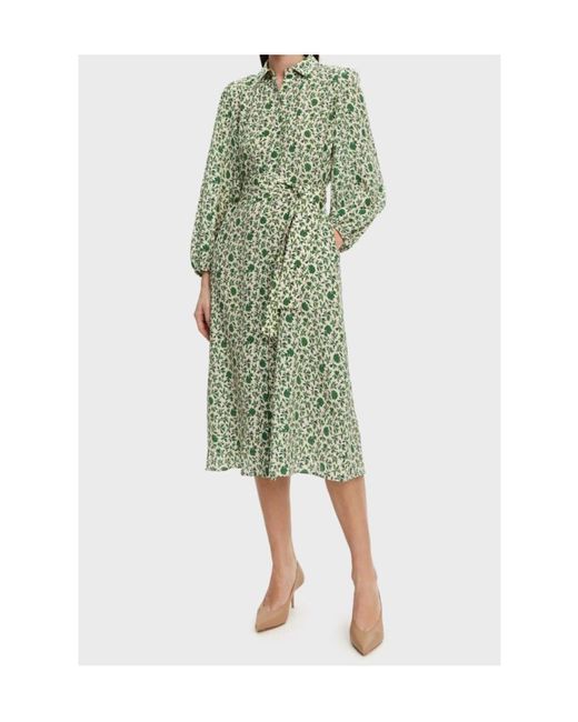 Weekend by Maxmara Green Patterned Dress