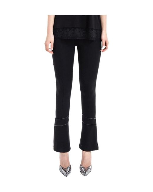 Givenchy Black Zippered Casual Pants