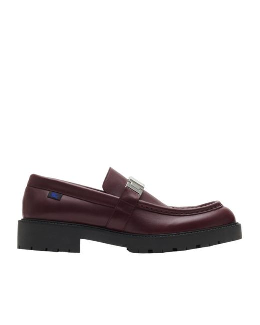 Burberry Brown Raft Loafers for men