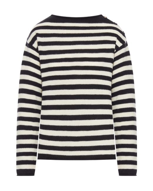 Dior Black Cashmere Blend Sweater With Logo