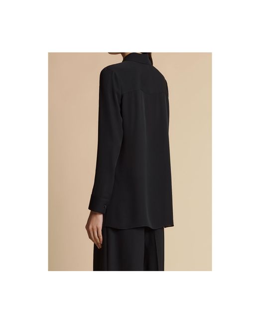 Khaite Blue Luka Long Sleeved Top