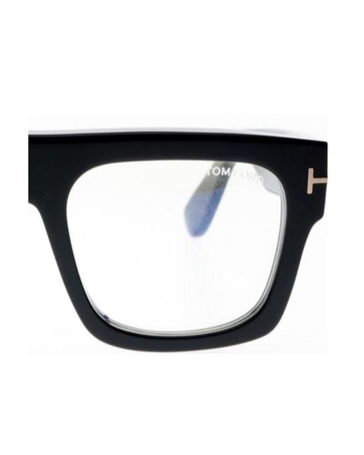 Tom Ford White Eyewear Rectangular Frame Glasses for men