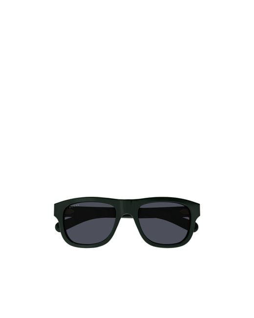 Gucci Black Eyewear Rectangular Frame Sunglasses for men