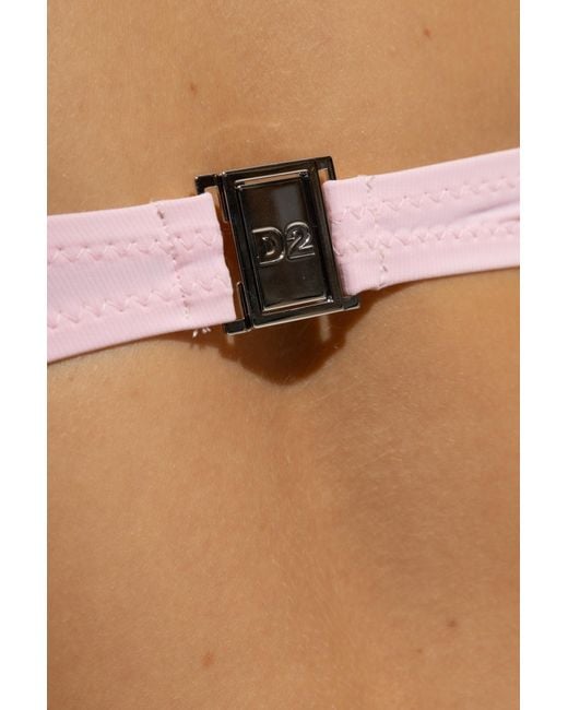 DSquared² Pink Bikini Top