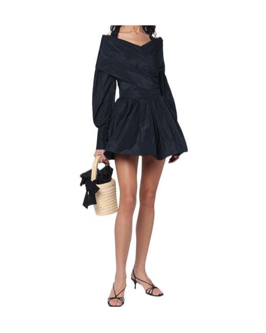 Patou Blue Wrap Blouse