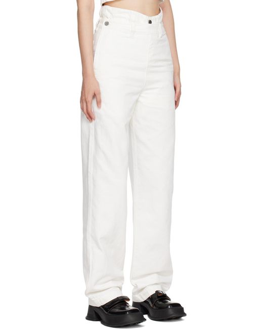 ShuShu/Tong White Double Jeans
