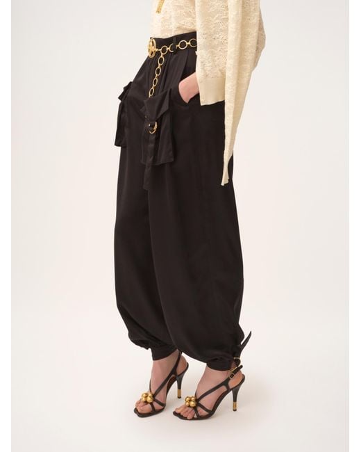 Chloé Black Belt Loops Slacks