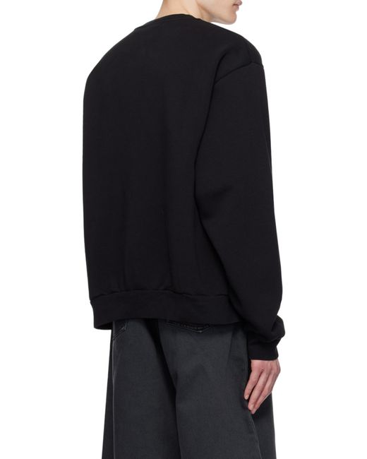 Acne Blue Crewneck Sweatshirt for men