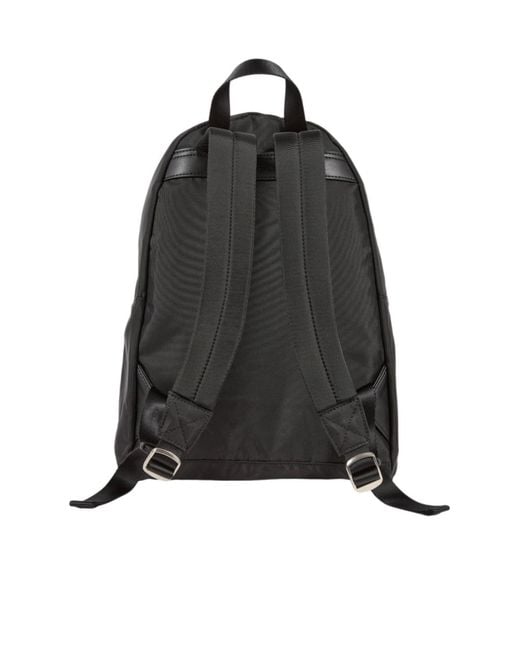 A.P.C. Black Backstage Small Logo Backpack for men