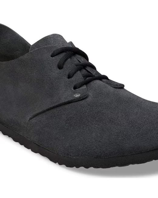Birkenstock Black Maine Lace-Up Shoes for men